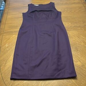 Pendleton Sleeveless Sheath Dress in Deep Plum